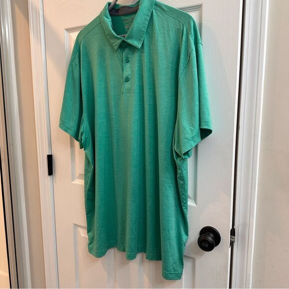 Member's Mark Men's Performance Polo Shirt Green Size XXX-Large - Picture 2 of 6